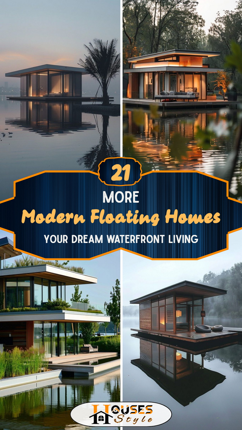 21 More Modern Floating Homes for Your Dream Waterfront Living
