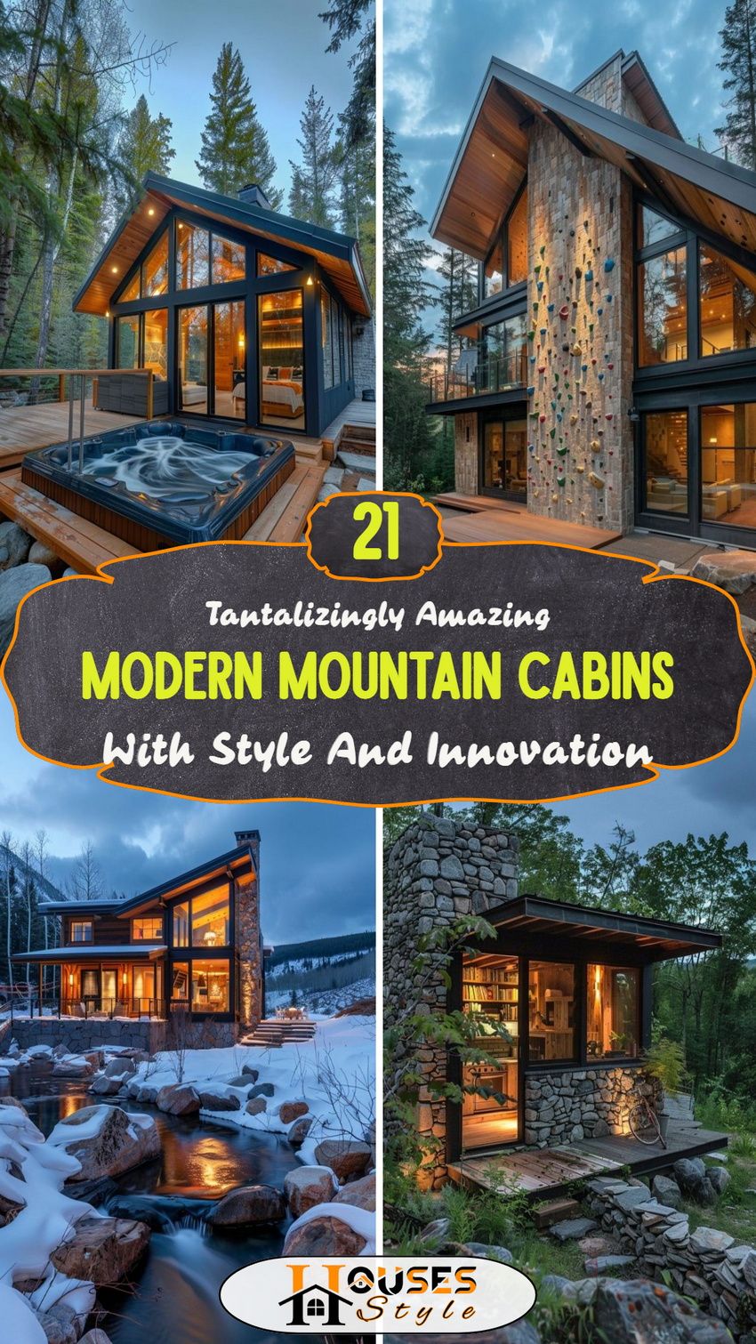 21 Tantalizingly Amazing Modern Mountain Cabins