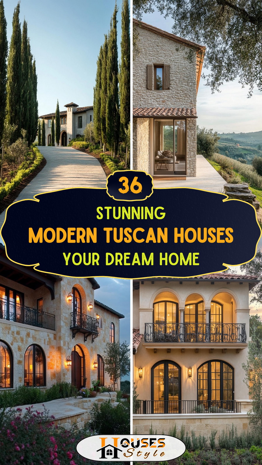 36 Stunning Modern Tuscan Houses