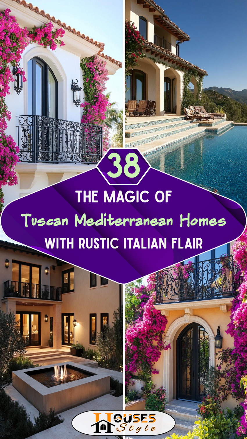 38 Stunning Tuscan Mediterranean Homes