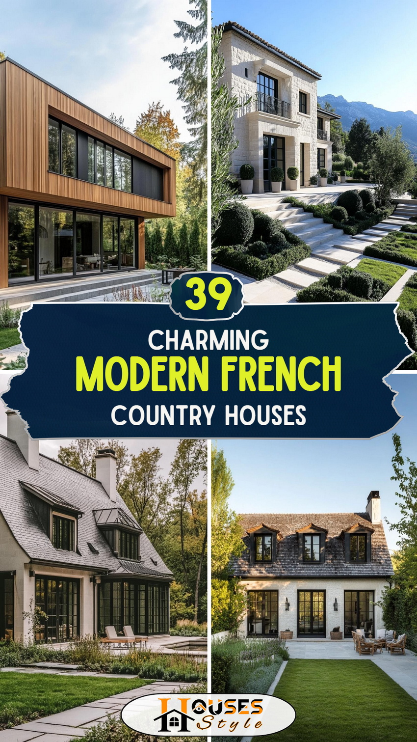 39 Charming Modern French Country Houses
