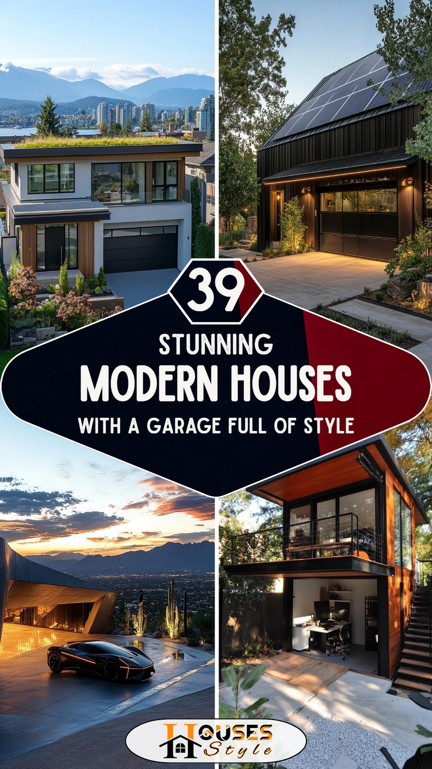 39 Stunning Modern Houses with a Garage Full of Style