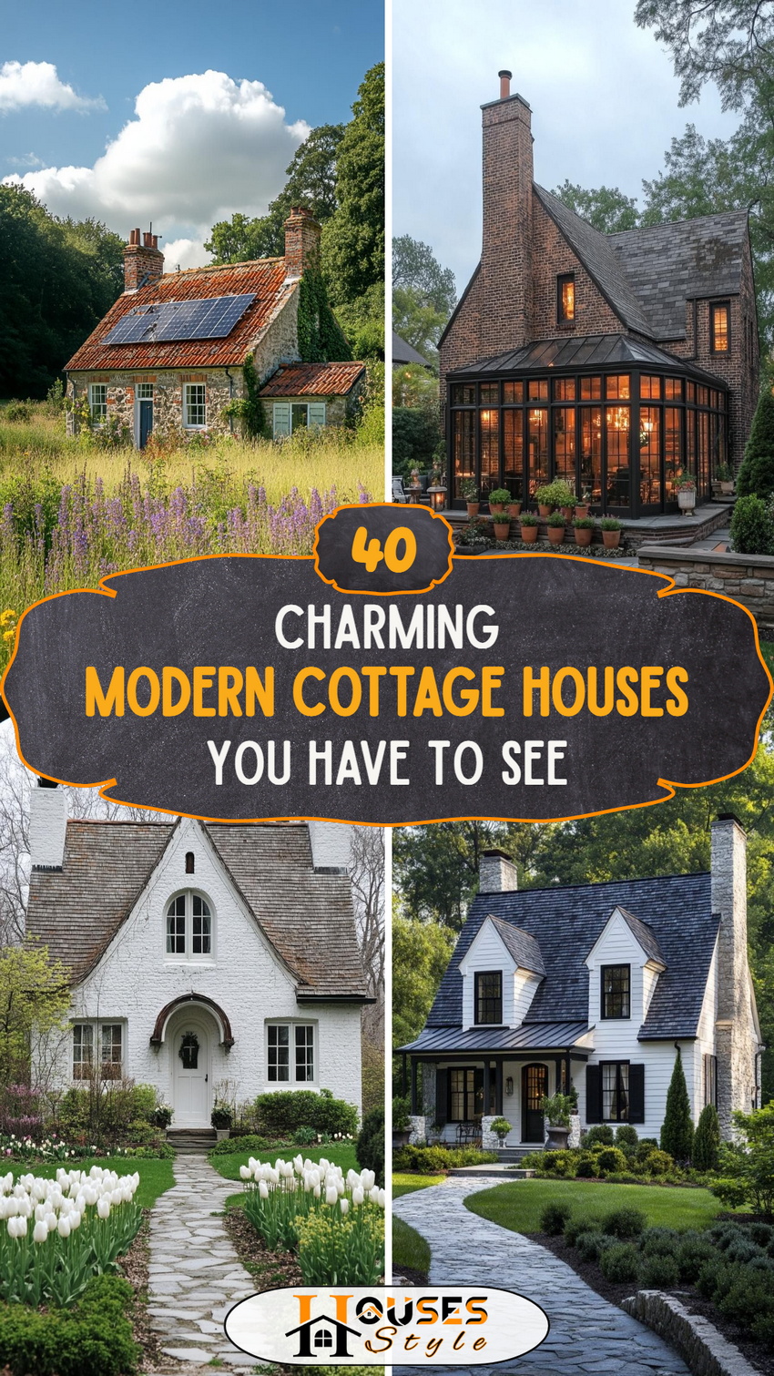 40 Charming Modern Cottage Houses You Have to See