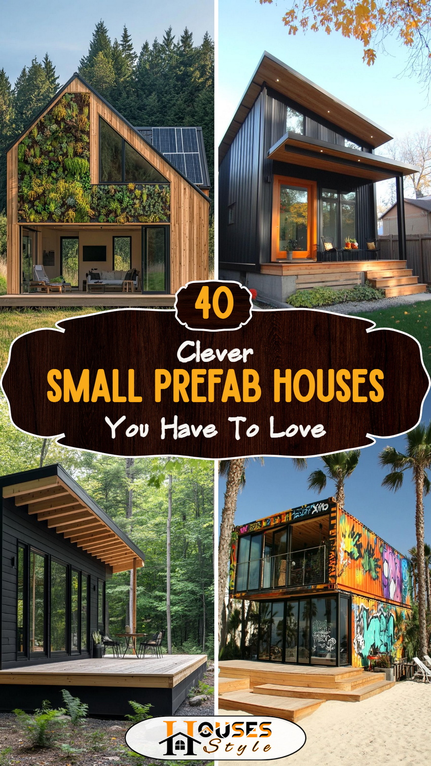 40 Clever Small Prefab Houses You Have to Love