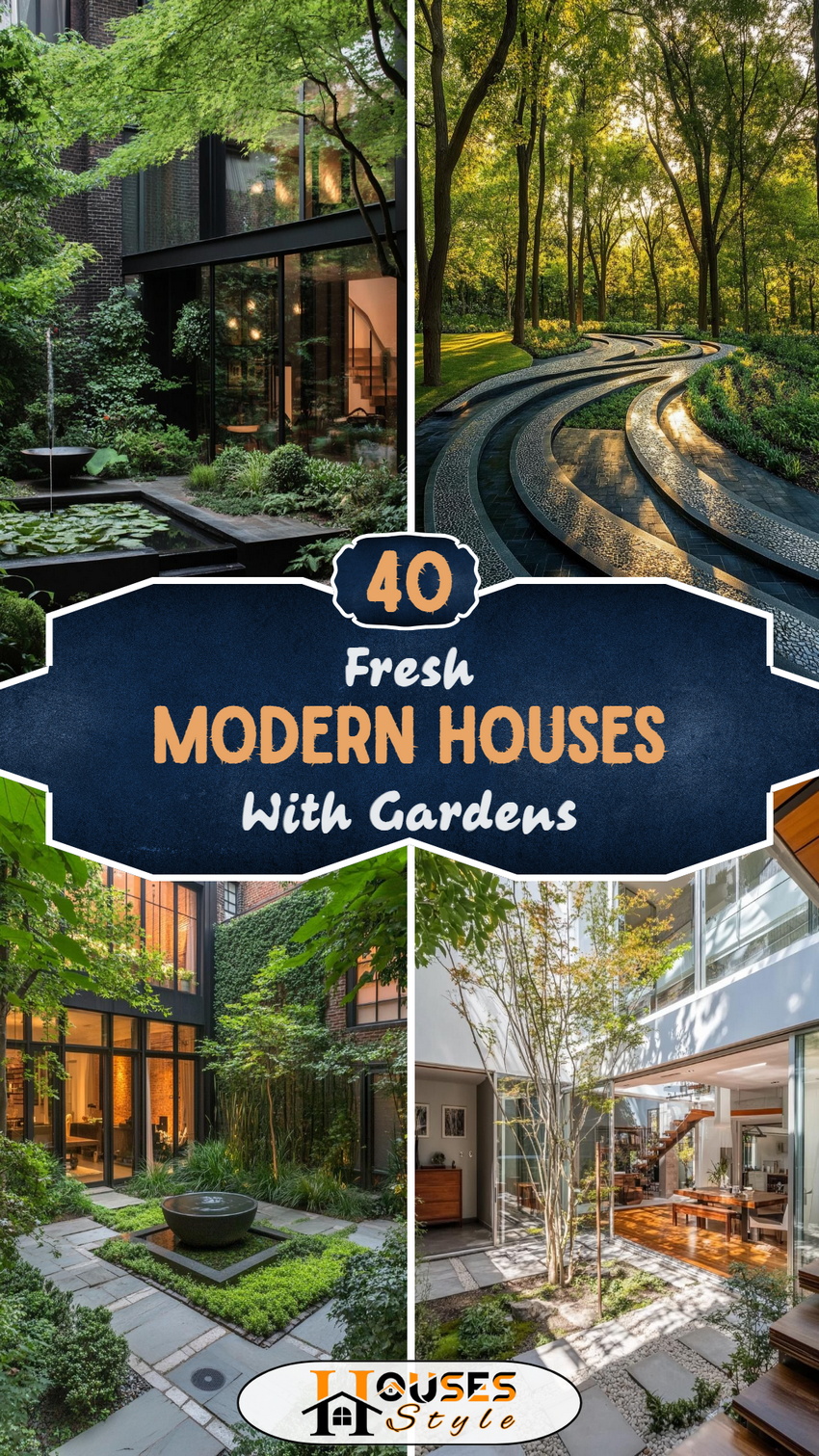 40 Fresh Modern Houses with Gardens