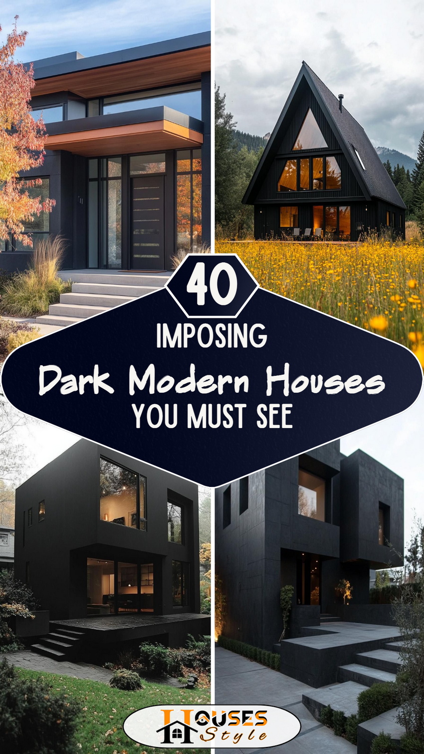 40 Imposing Dark Modern Houses You Must See