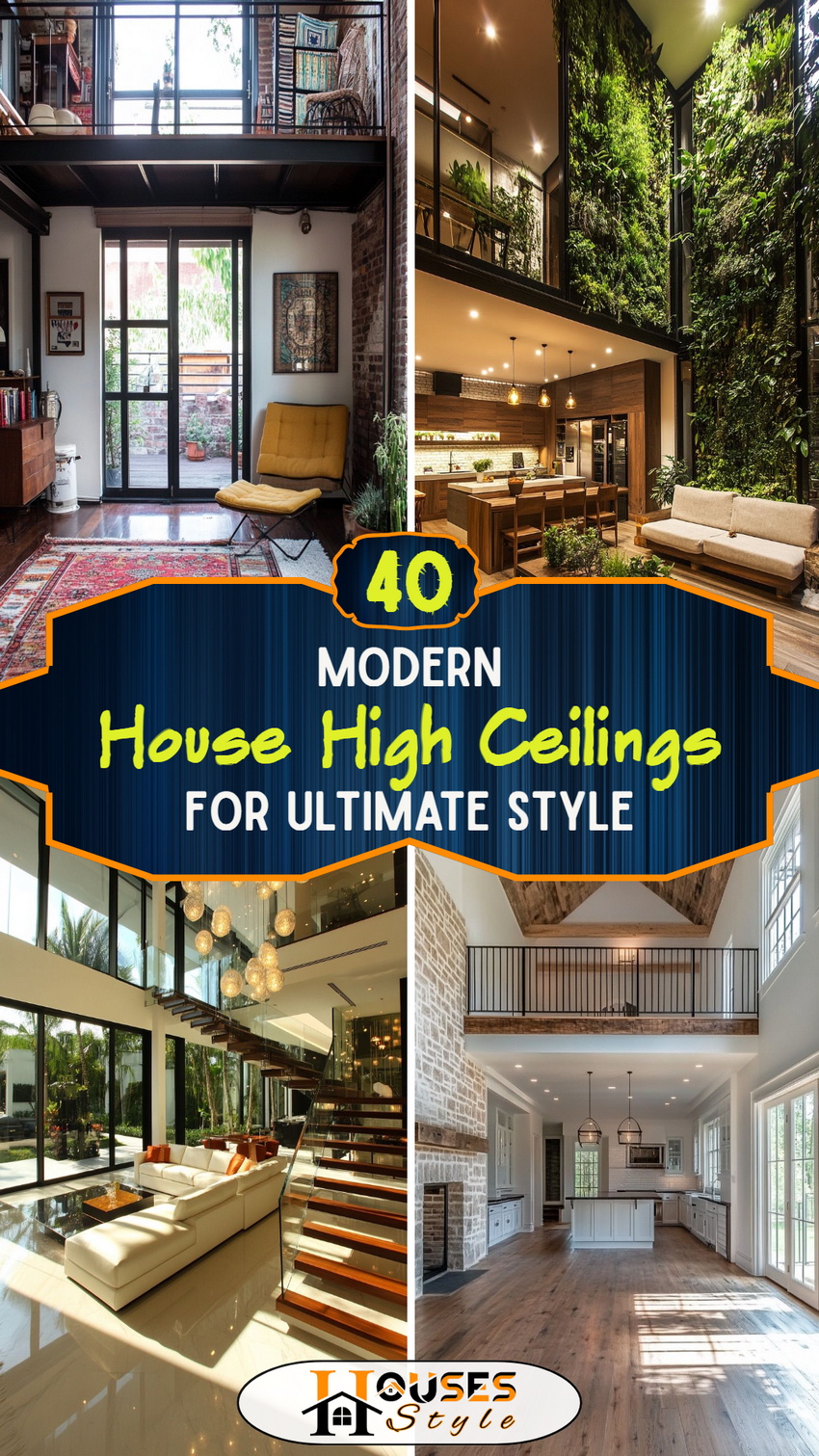 40 Modern House High Ceilings for Ultimate Style