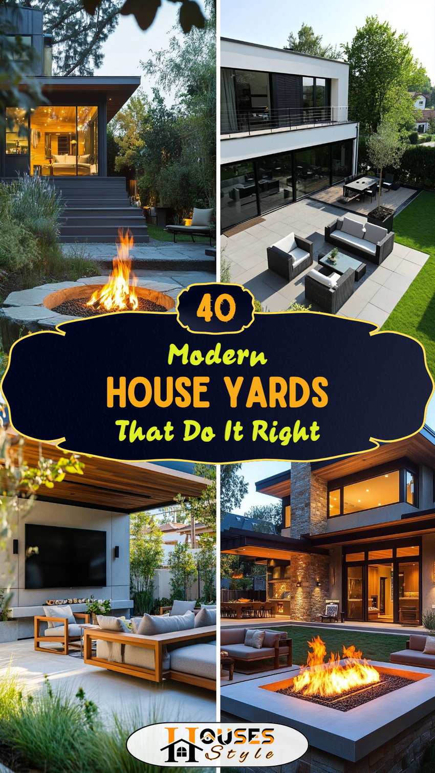 40 Modern House Yards That Do It Right