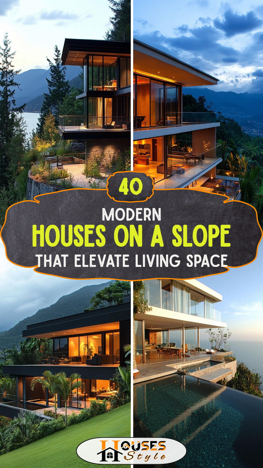 40 Modern Houses on a Slope That Elevate Living Space