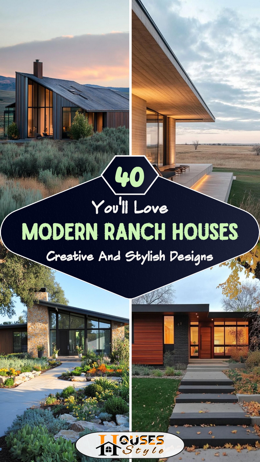 40 Modern Ranch Houses You'll Love
