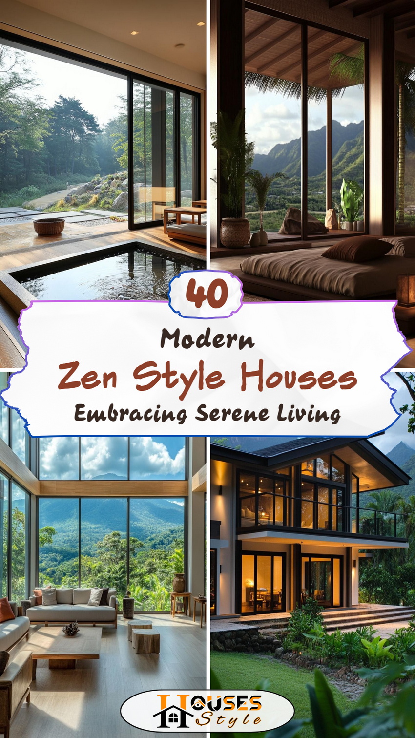 40 Modern Zen Style Houses Embracing Serene Living