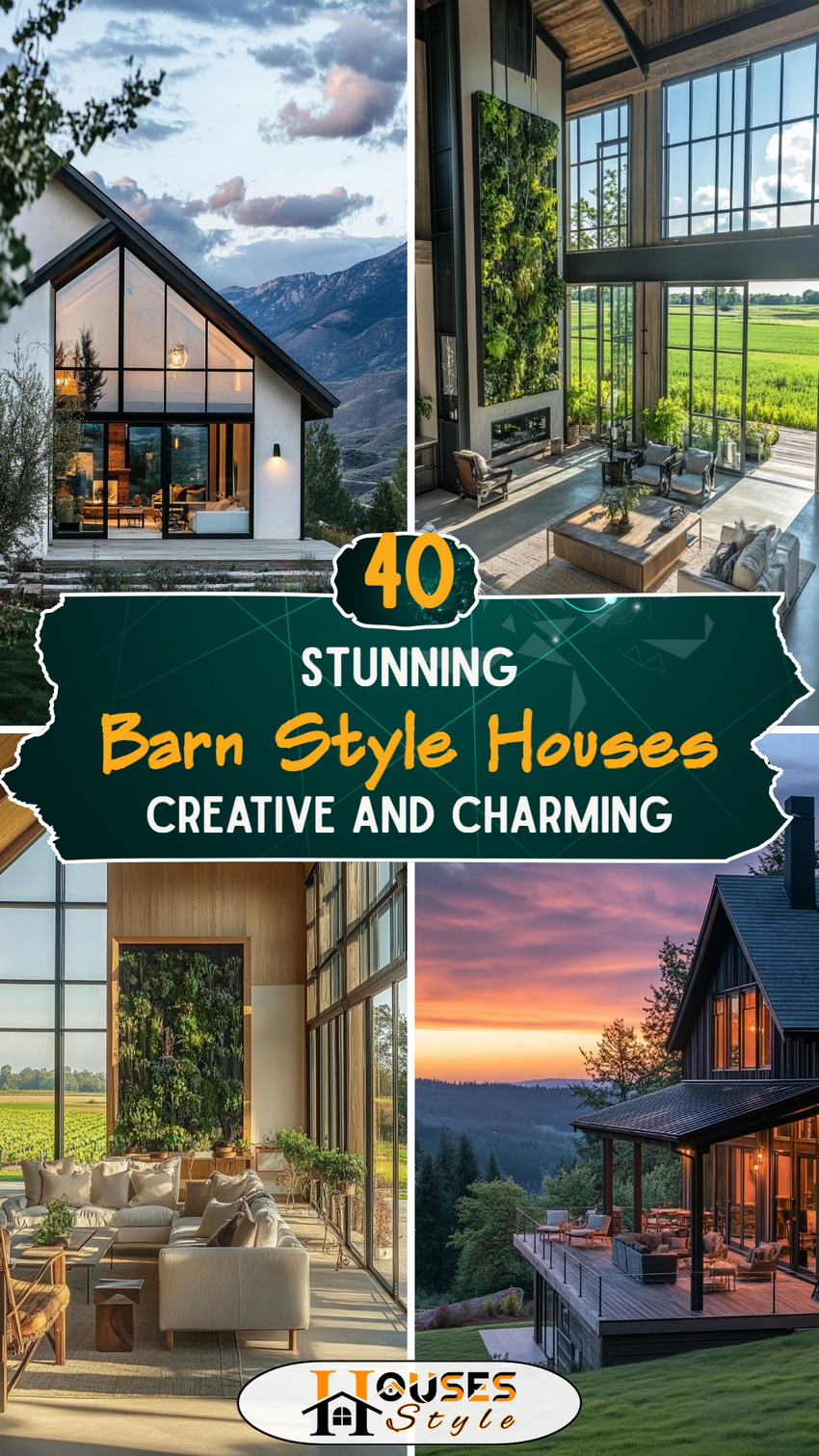 40 Stunning Barn Style Houses
