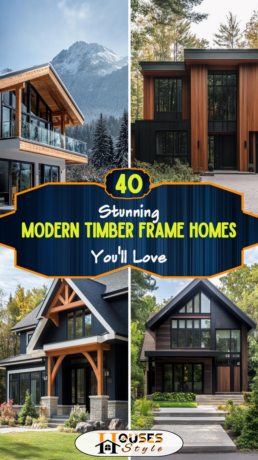 40 Stunning Modern Timber Frame Homes You'll Love