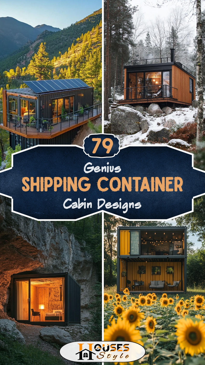 79 Genius Shipping Container Cabin Designs