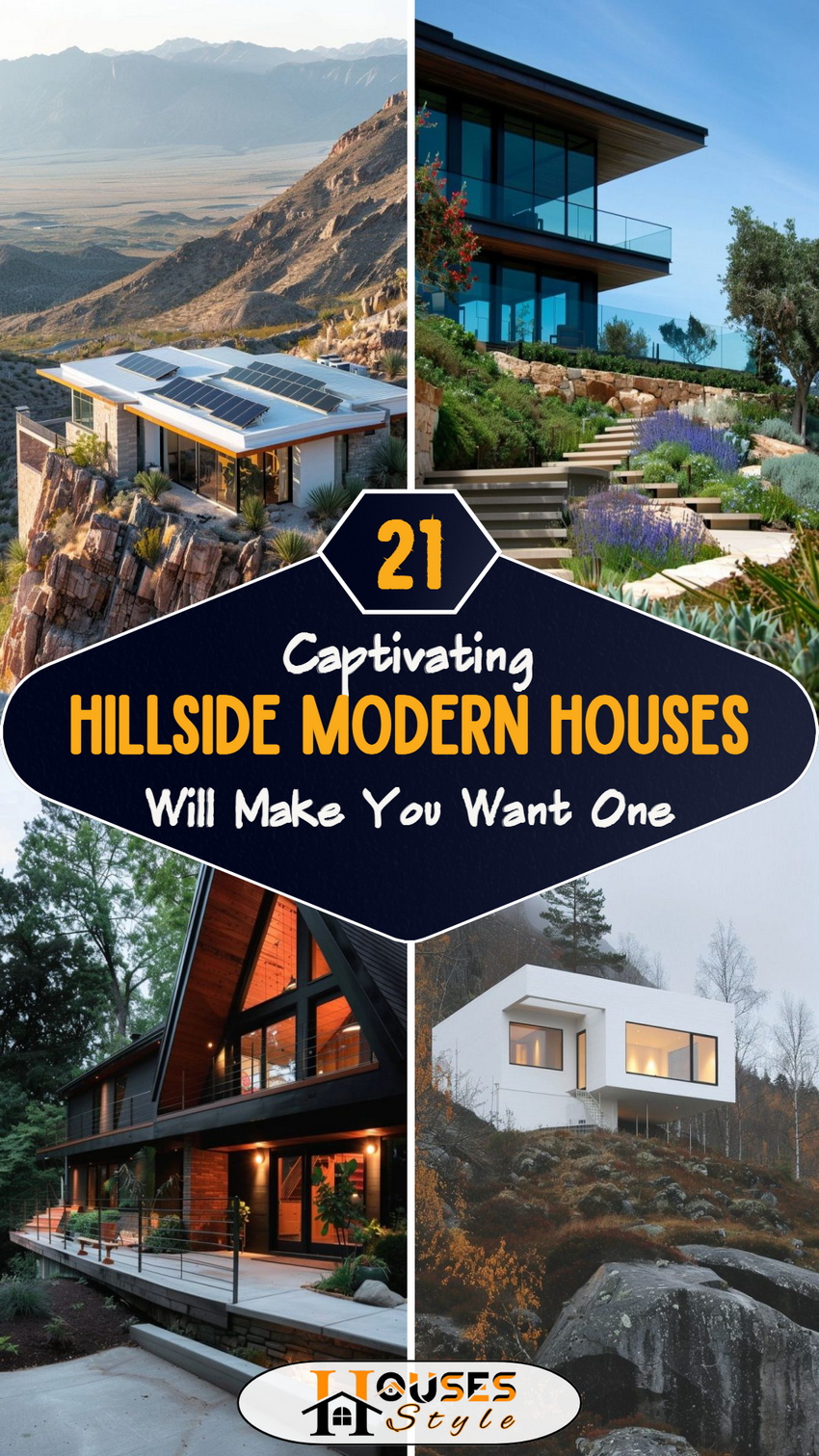 These 21 Captivating Hillside Modern Houses Will Make You Want One