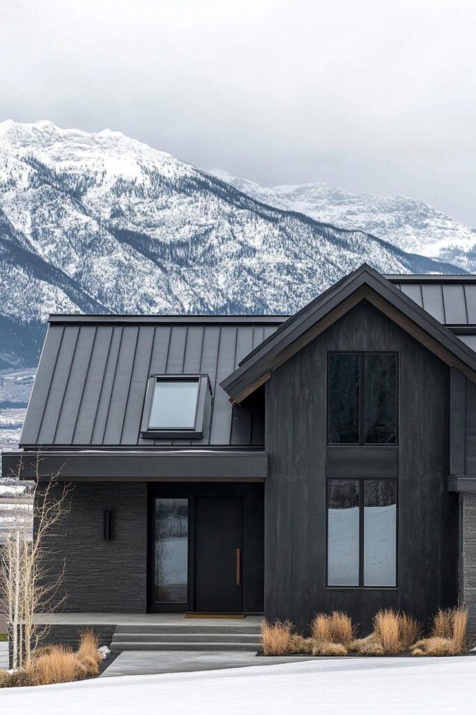 40 All Black Houses That Wow All Neighbors