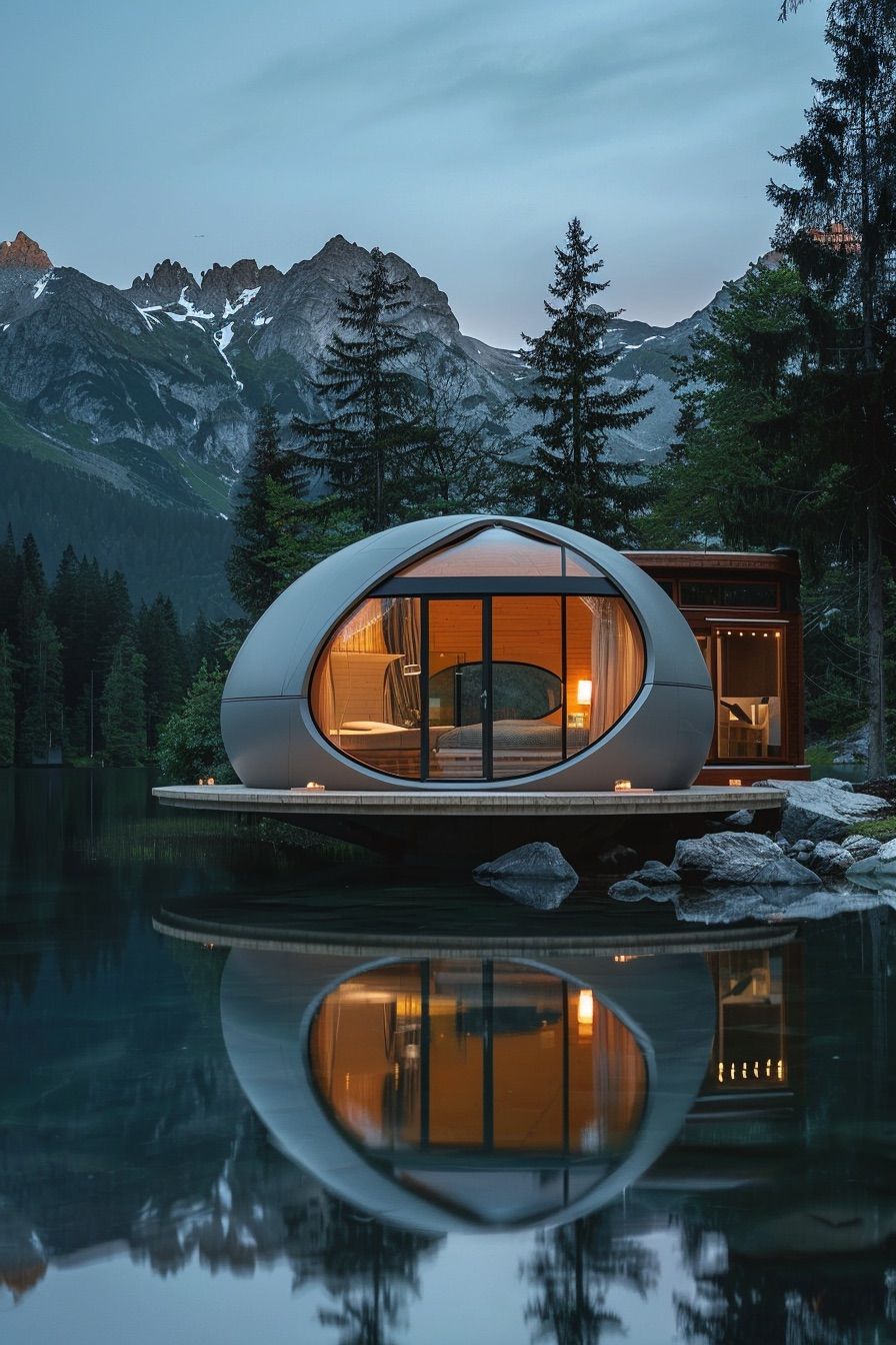 lake sphere cabin