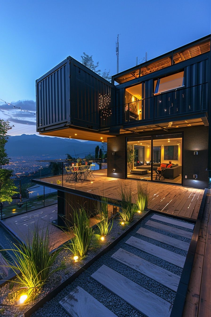 shipping container house