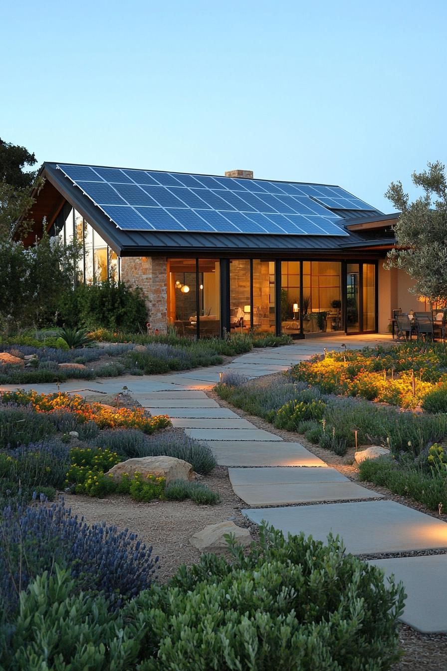 Solar Serenade: A Ranch Reimagined