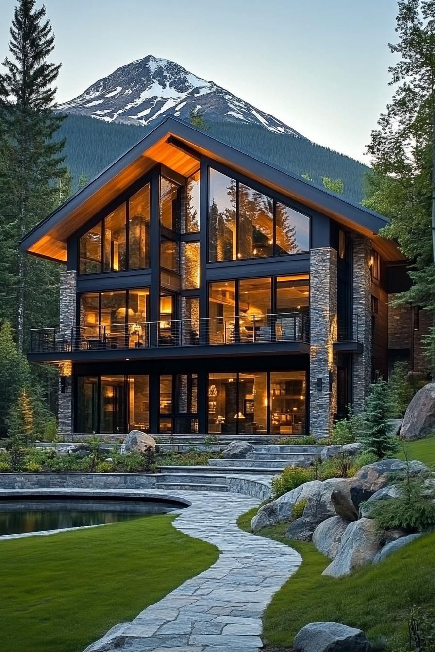 Mountain Marvel: A Modern Retreat
