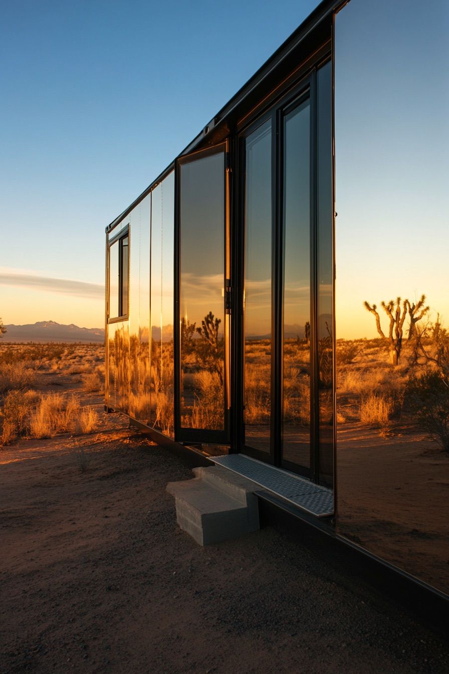 shipping container desert cabin 3