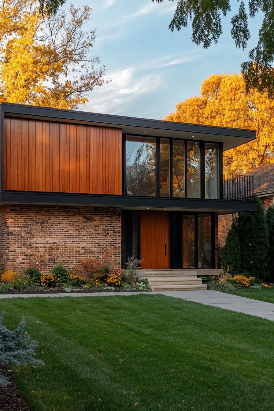 Brick or Wooden Accents