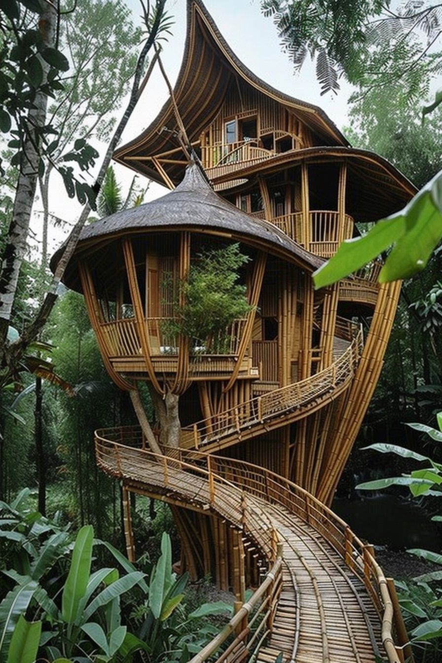 bamboo treehouse