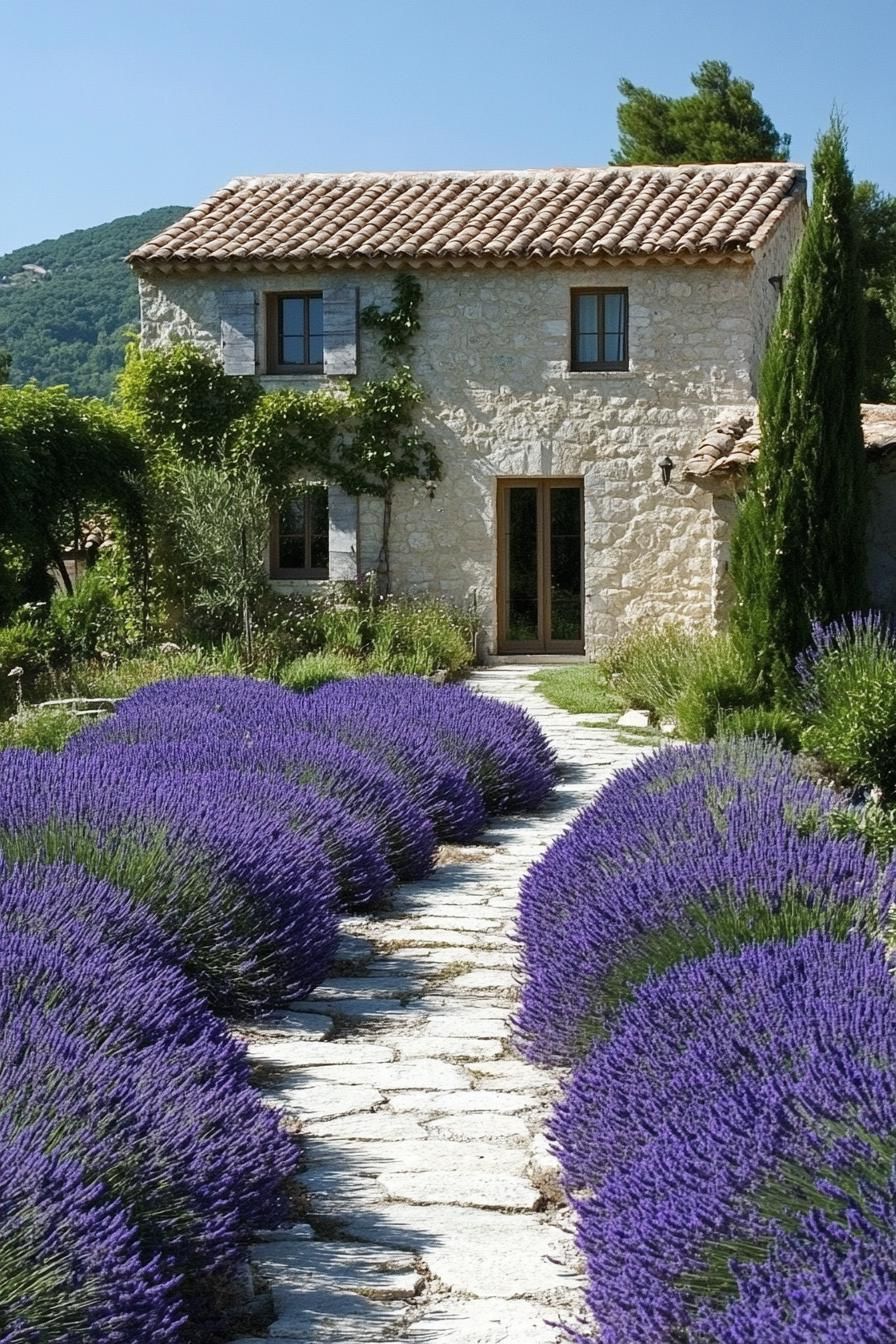 Lavender-lined Pathways