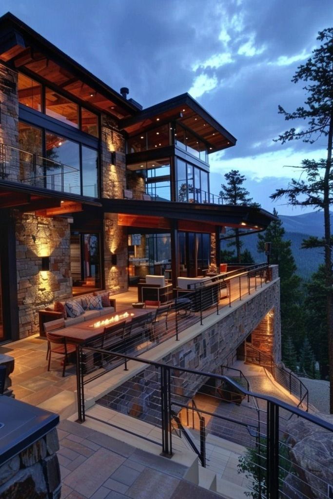 large patio views