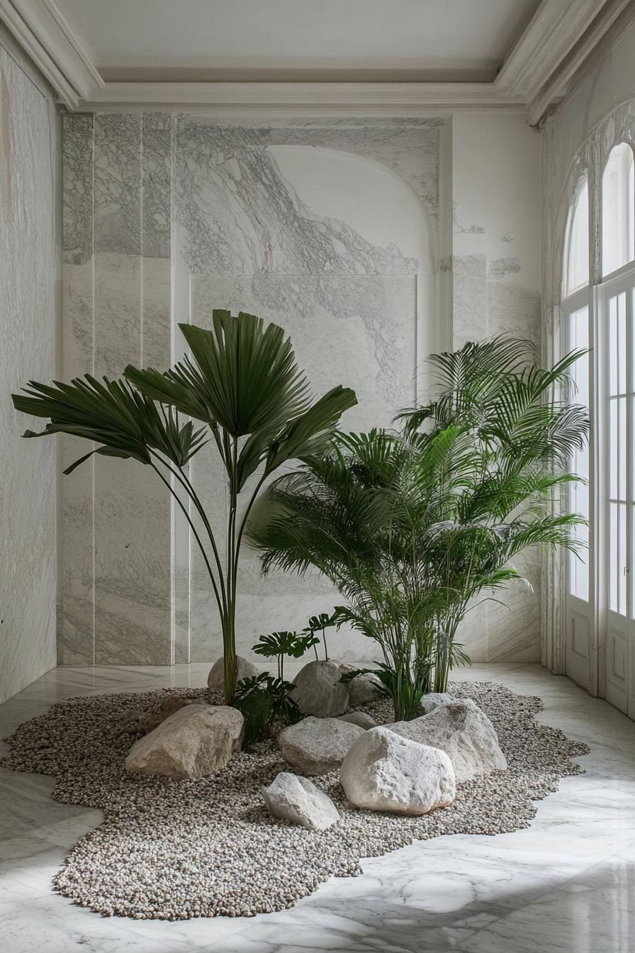 Marble Haven with a Green Heart
