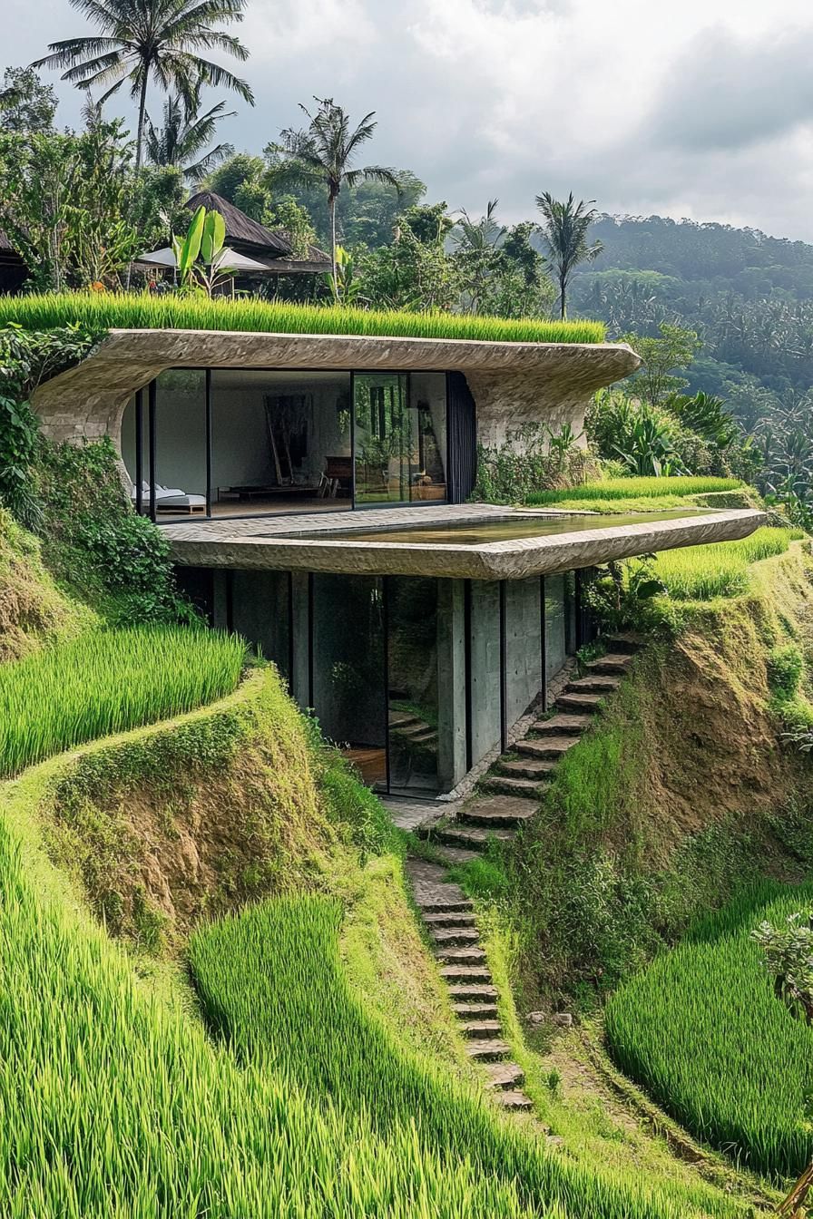 Terrace Levels With Gardens
