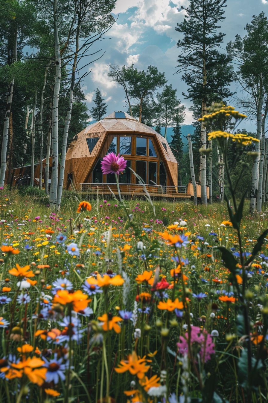 geodesic house