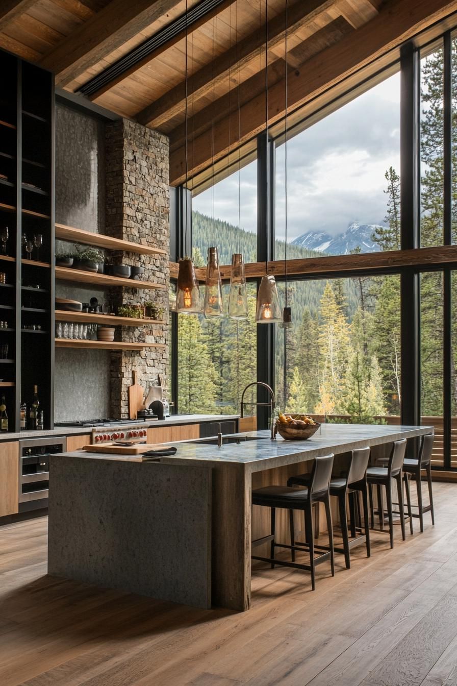 Mountain Retreat Kitchen