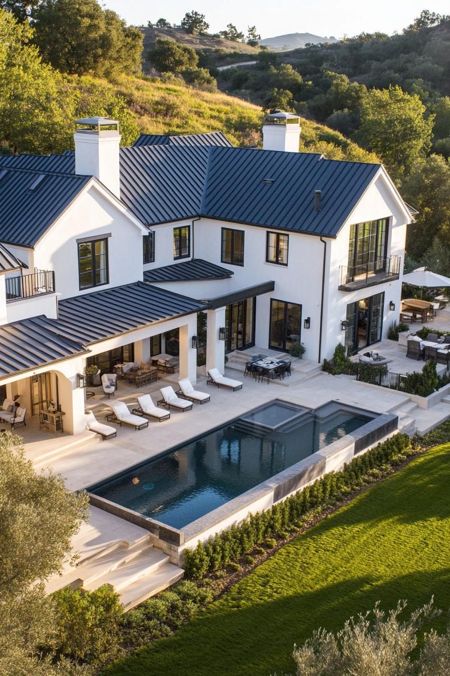 Chic Hillside Mansion with Modern Vibes