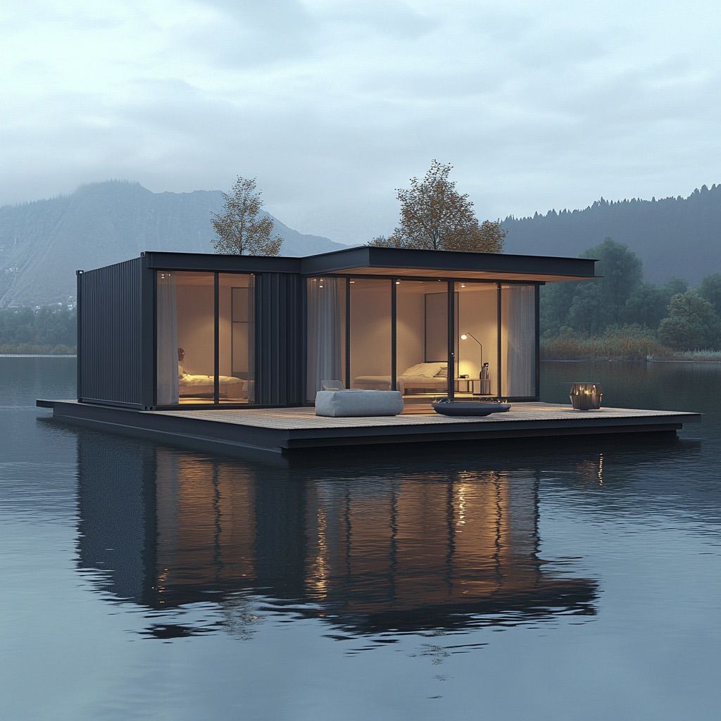 Floating Container Home