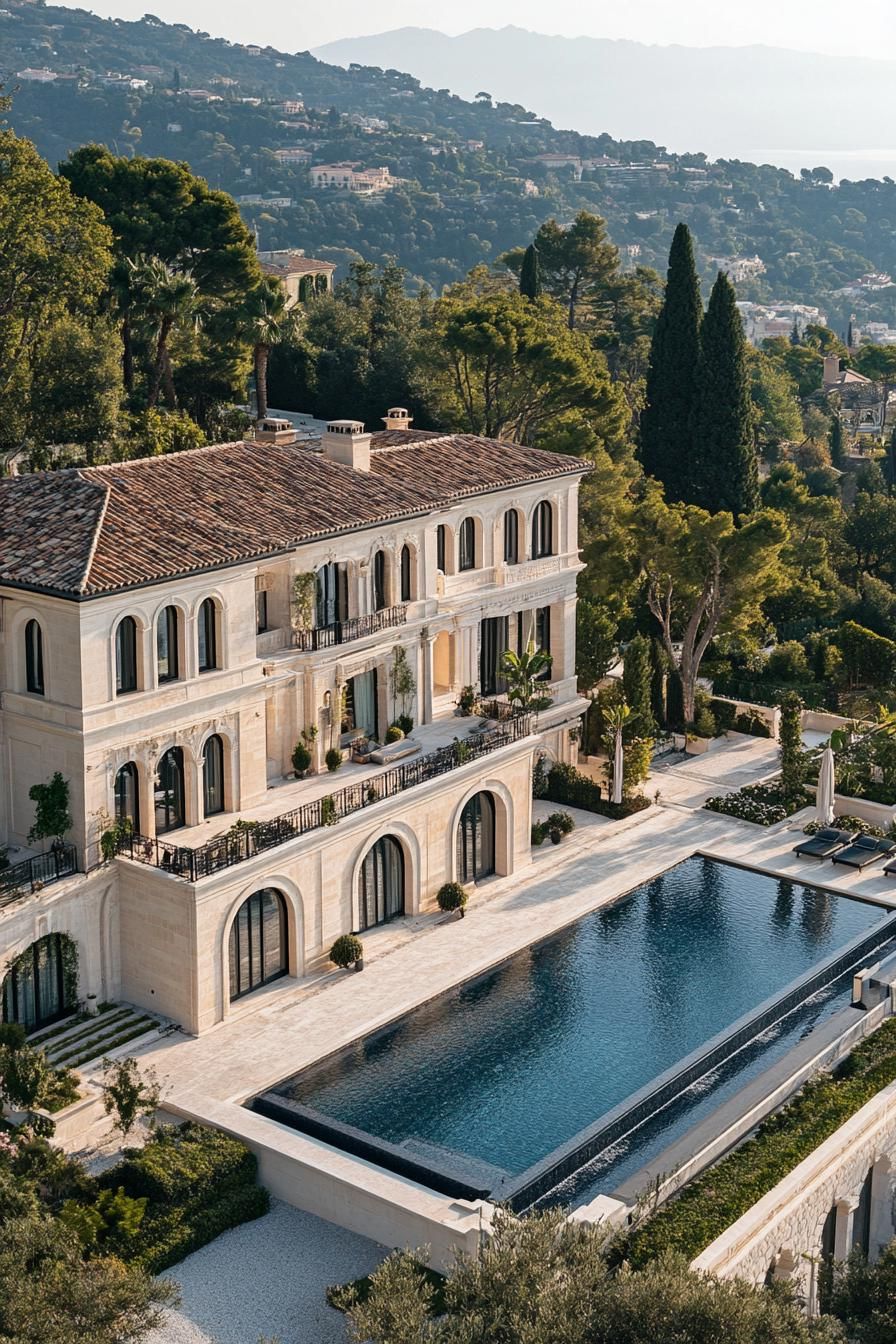 Elegant French Mansion Nestled in Verdant Hills
