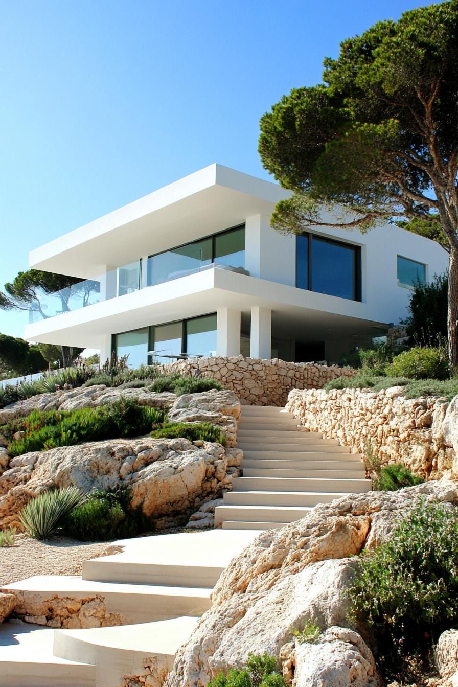 Modern Minimalist Villa With Expansive Sea Views in Ibiza