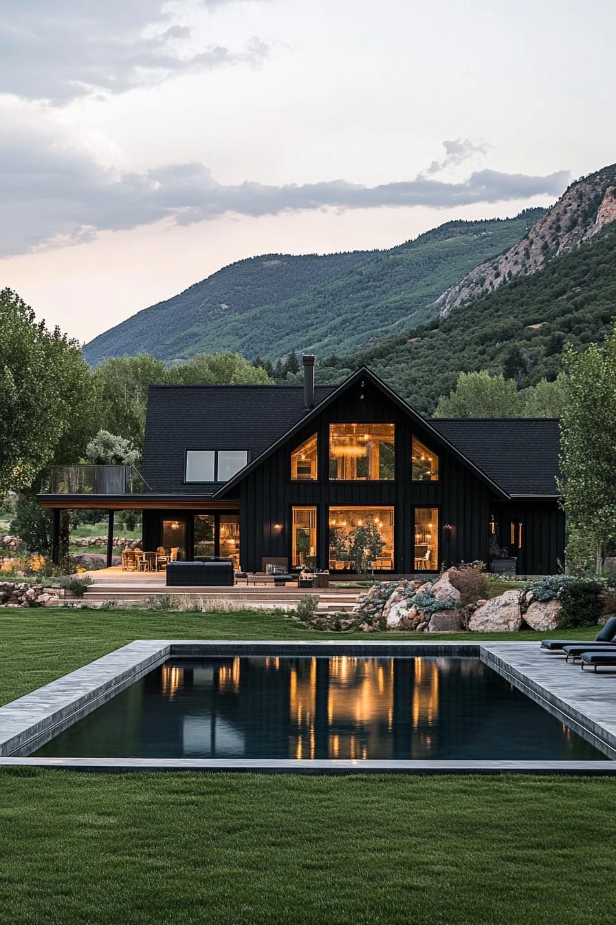 Nordic House Nestled in Nature