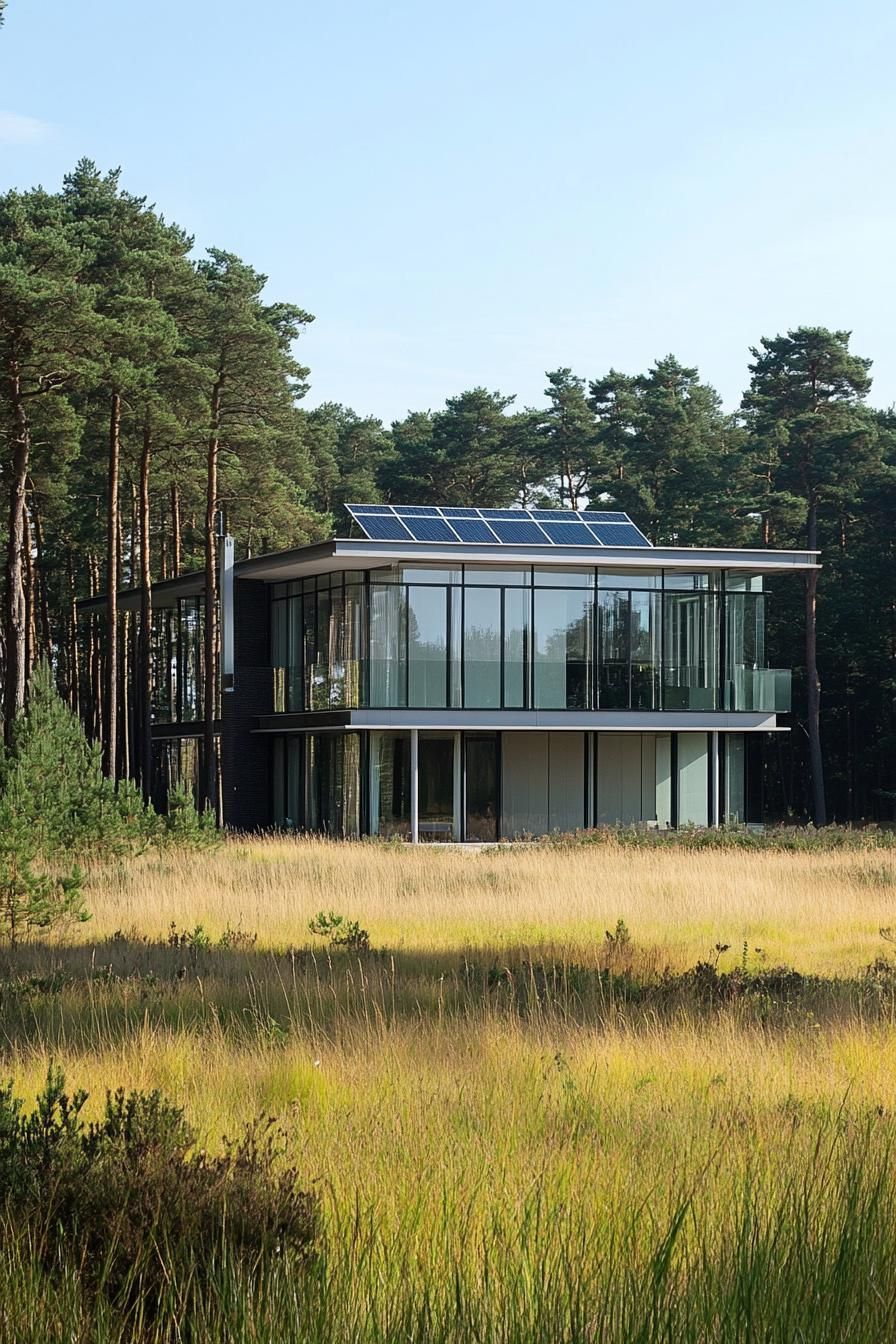 Solar-powered Glass Cube