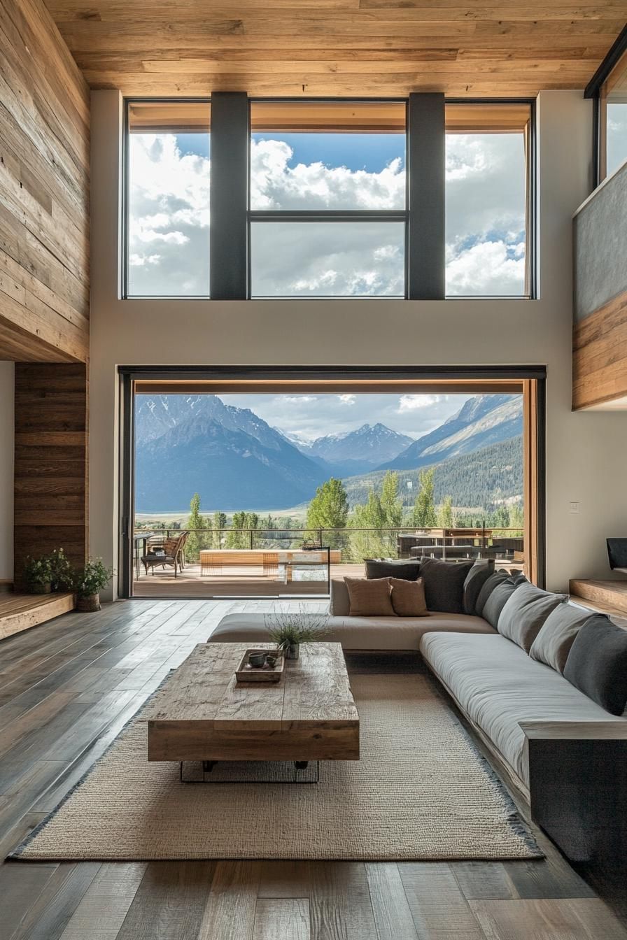 Reclaimed Wood Accents for Sustainability