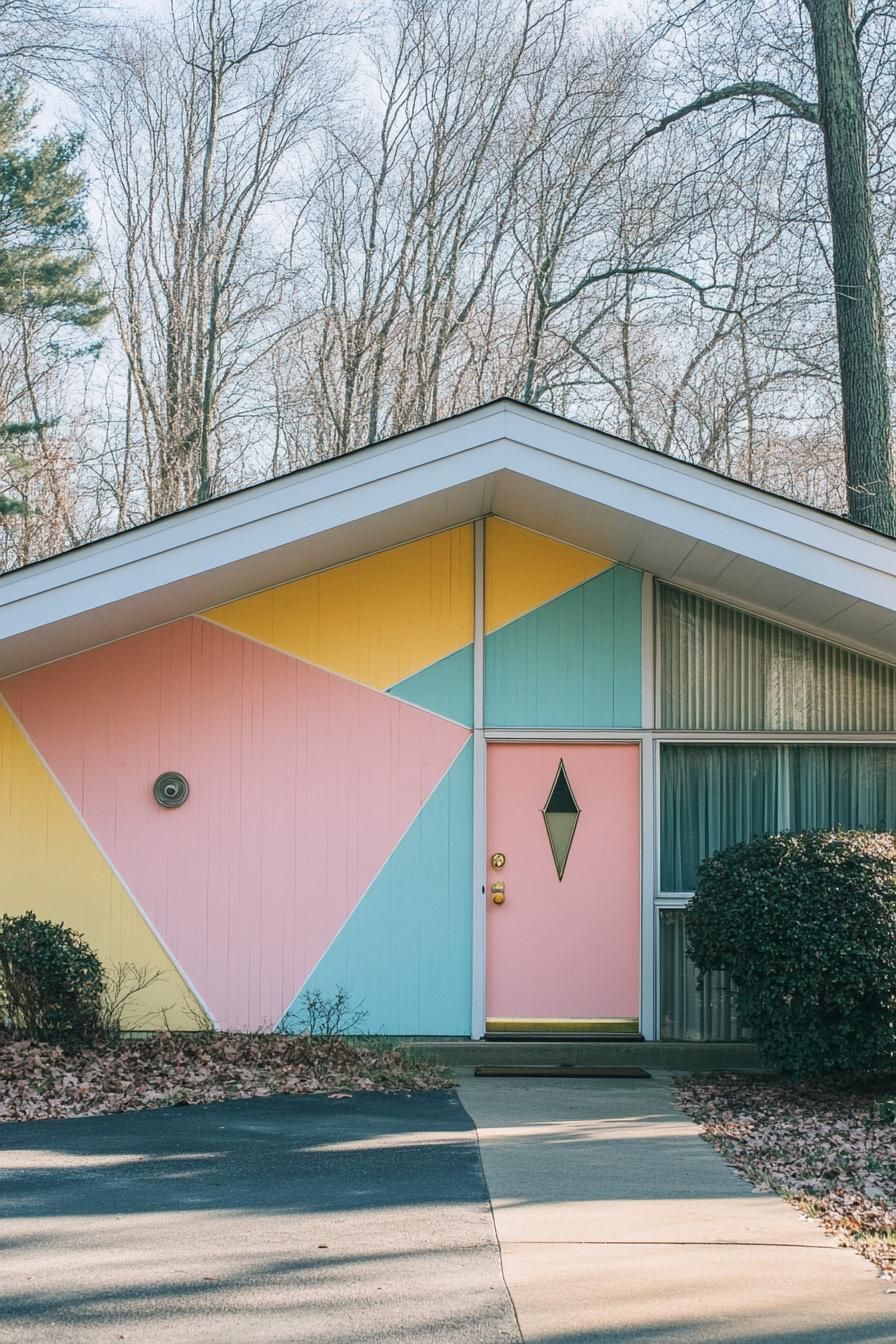 Bold Geometric Patterns With Pastel Colors