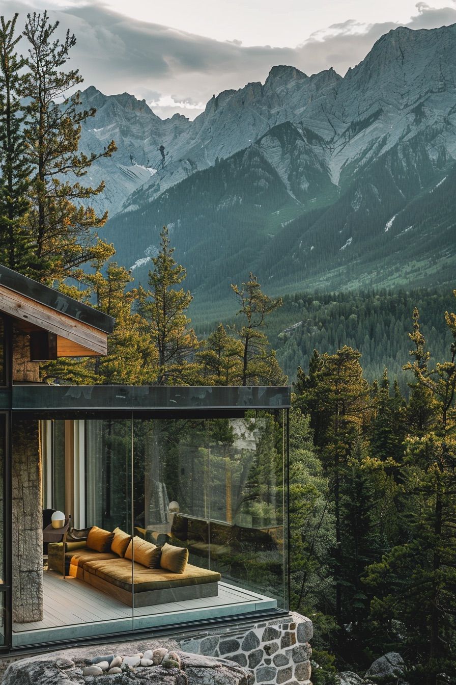 Transparent Glass Cabin With Smart Tinting