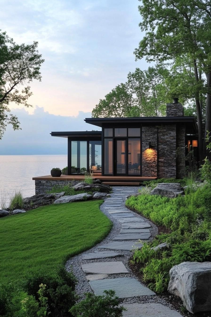 Modern Lakeside Sanctuary