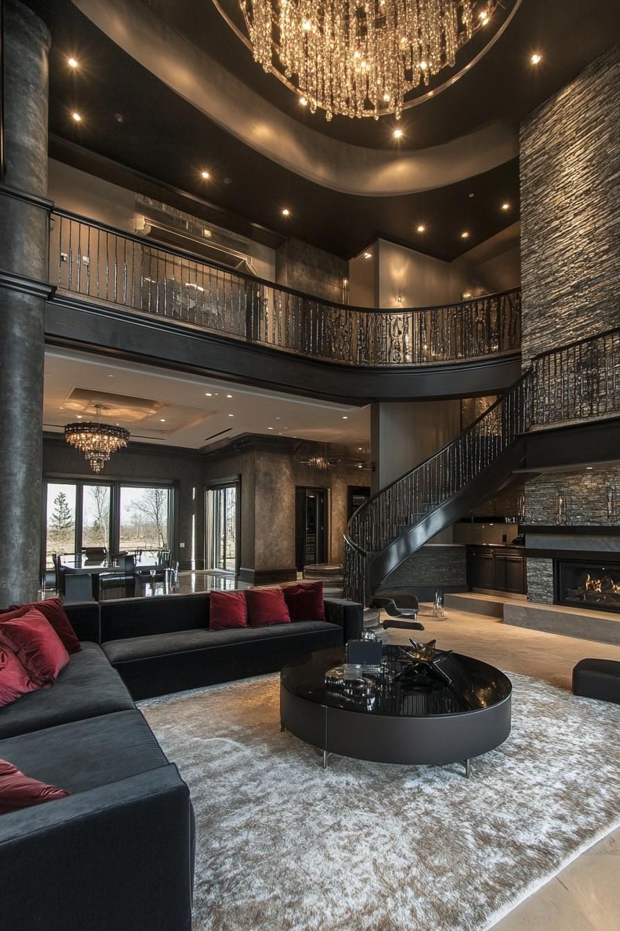 modern castle style manor dream house
