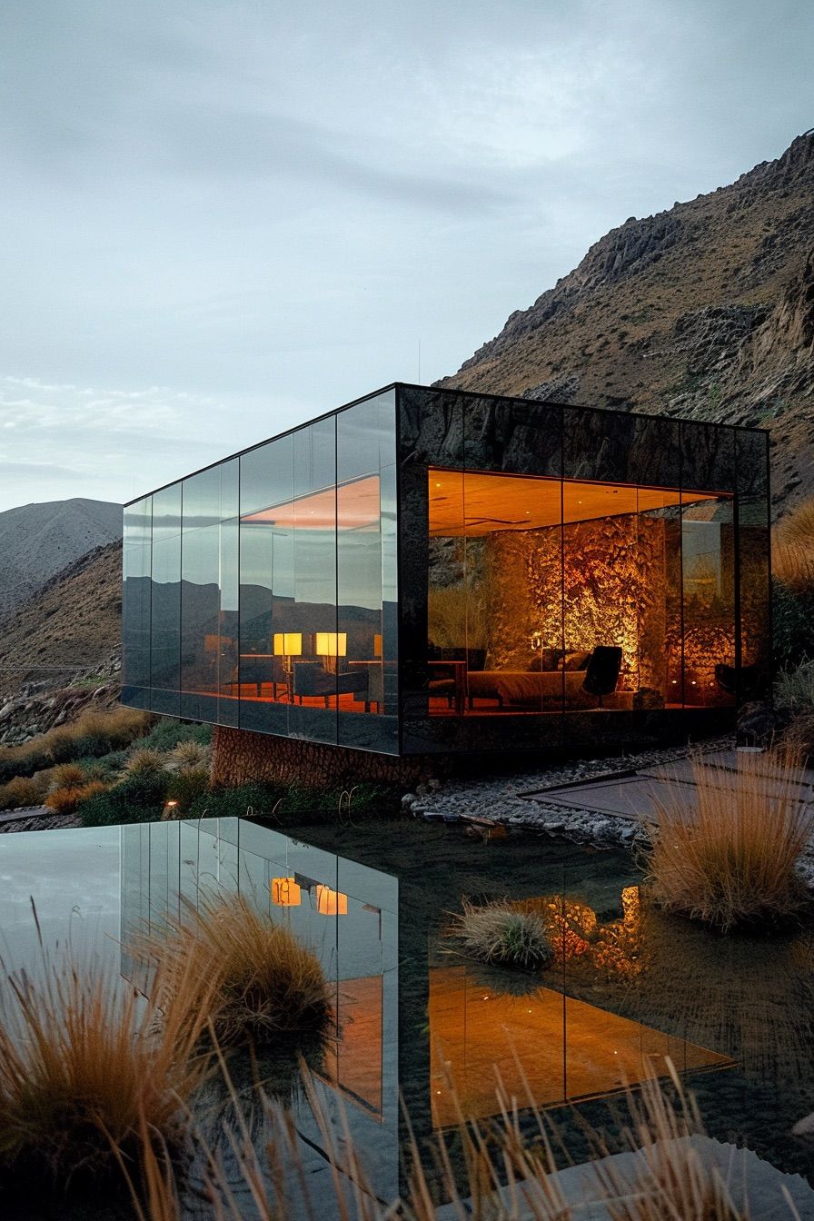 Transparent Glass House