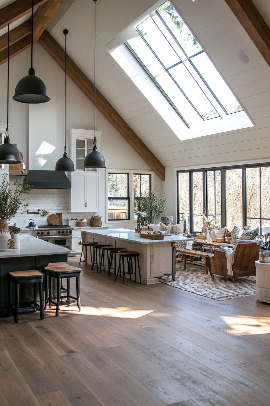 high ceiling skylights 2