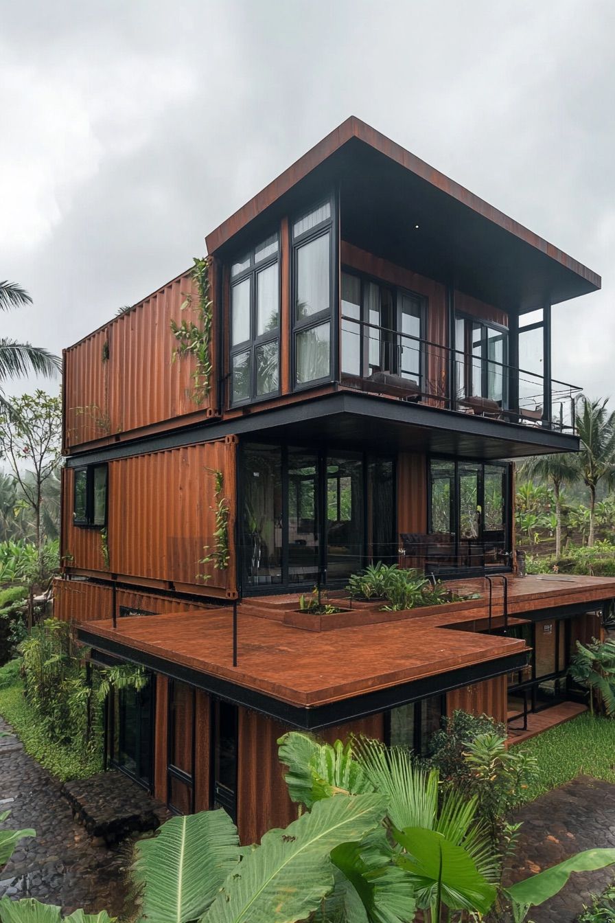 shipping container house eco friendly 3