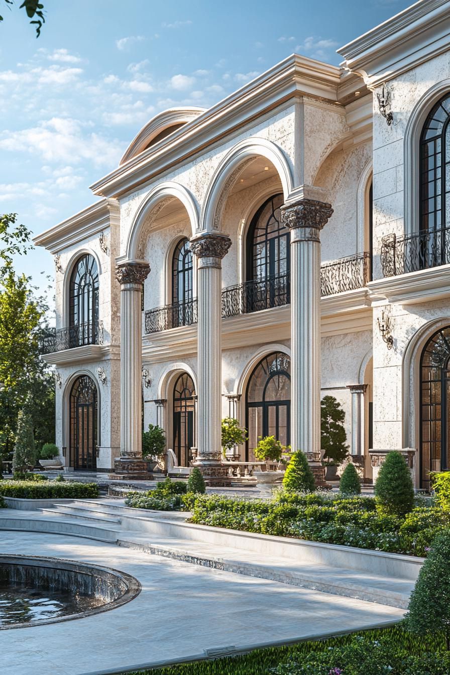 Luxurious Villa With Grand Columns