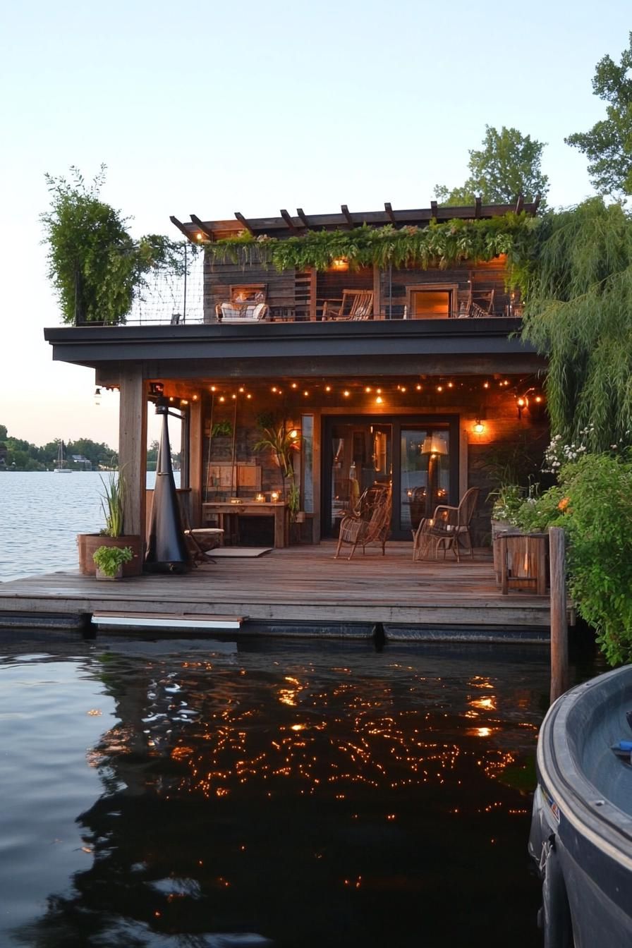 Converted Boathouse With Rooftop Deck