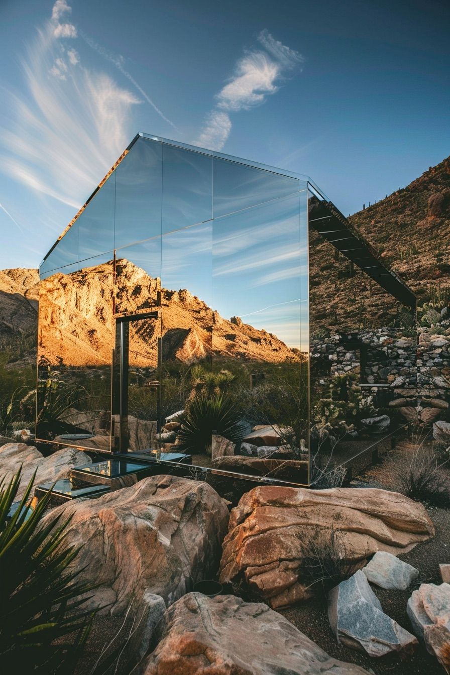 mirror cabin